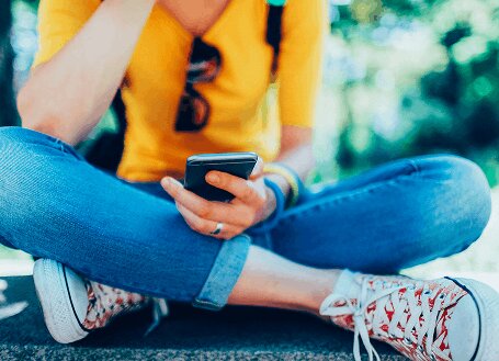 Girl sitting criss-cross